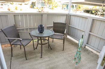 Private patio